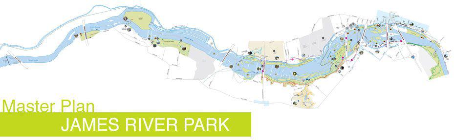 The Friends of the James River Park coordinated the effort to develop a Park Master Plan