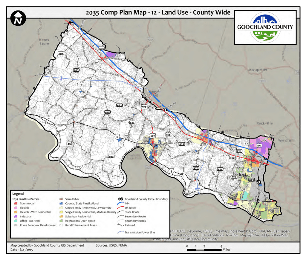 Goochland County Future Land Use Map - Capital Region Land Conservancy