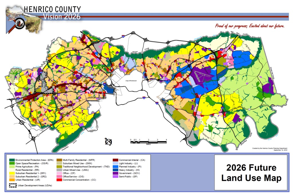 Henrico County Future Land Use Map Capital Region Land Conservancy