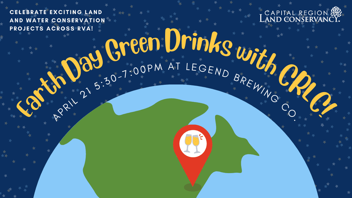 Earth Day Green Drinks with CRLC flyer