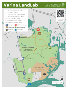 Varina LandLab Trail Map