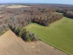 Arial view of Cherrywood property in Hanover County, Virginia