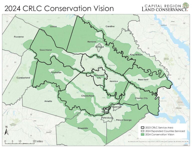 Conservation Vision Map of Capital Region Land Conservancy